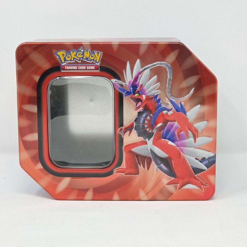 Pokemon Tin -Paldea Legends Koraidon Ex - Empty Collectible Tin - NO CARDS